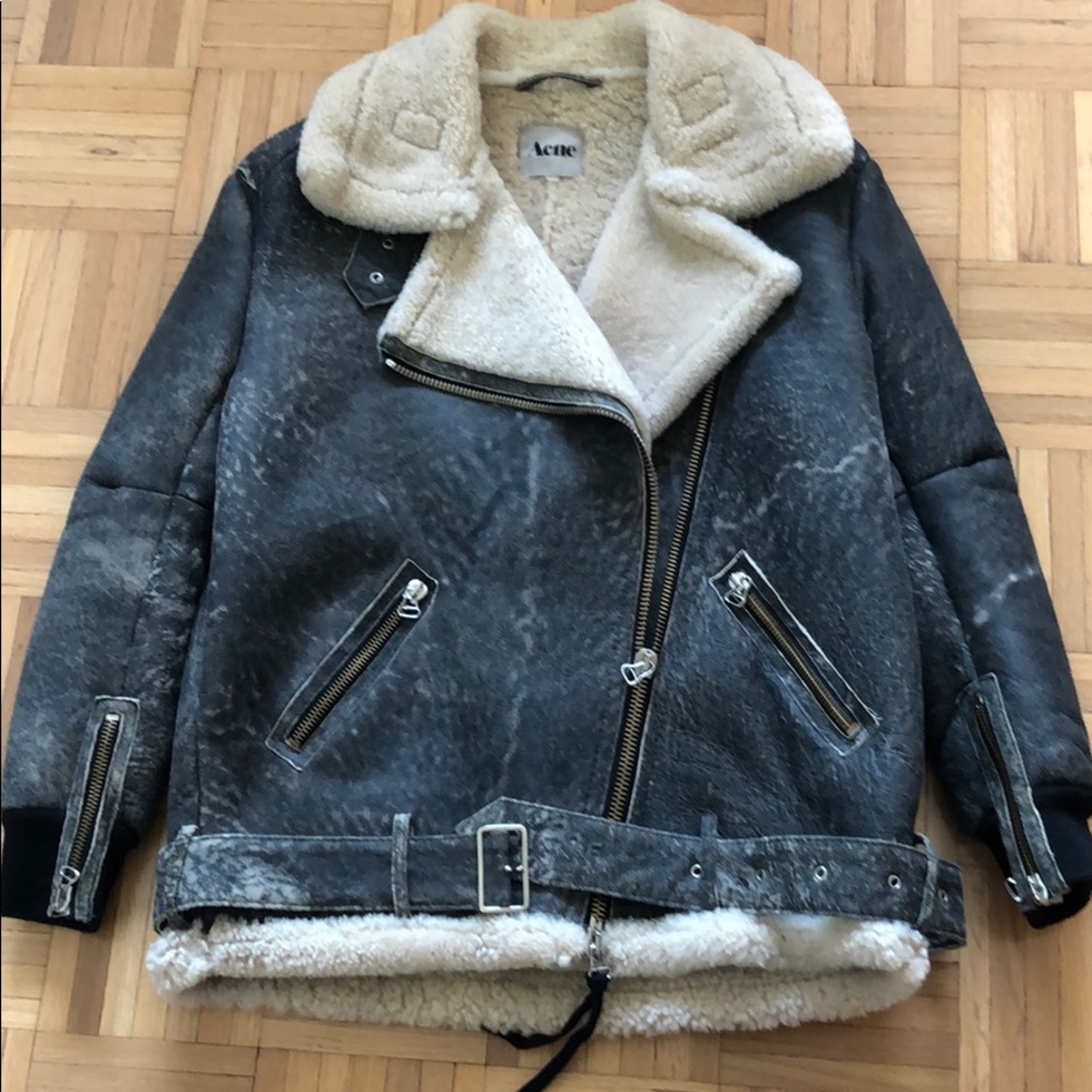 Acne Velocite Shearling Jacket